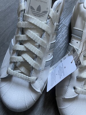 Adidas Superstar 82 (Mens 10) “Cloud White/Metal Gray” GZ4837