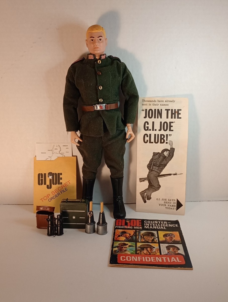 RARE 1966 Hasbro GI-Joe SOTW Russian Soldier W/ Accessories | eBay