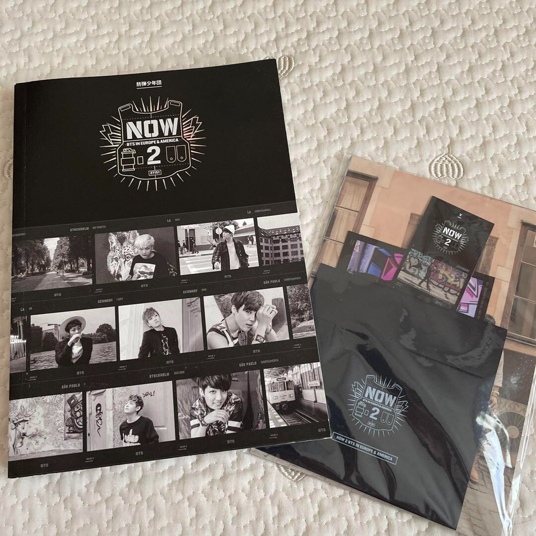BTS NOW2 in Europe & America Complete Set DVD PHOTOBOOK GOODS