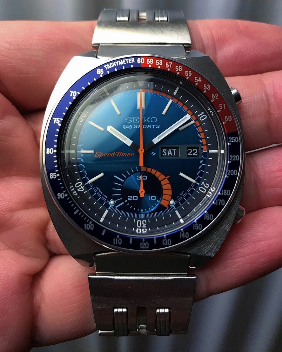Seiko 6139-6002 Sunrise Pogue Automatic JDM Speed-Timer Very Rare