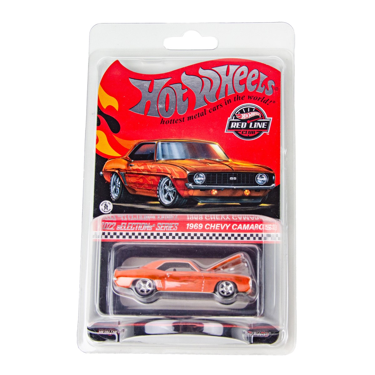 Hot Wheels RLC Redline Club 1969 Chevy Camaro SS Orange Real