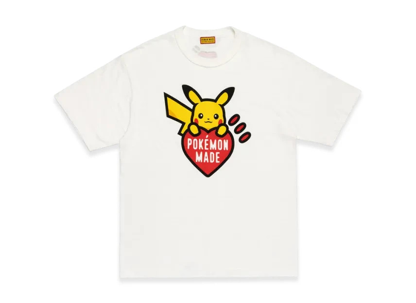 HUMAN MADE x Pokemon Made Graphic T-Shirt Pikachu Japan Limited