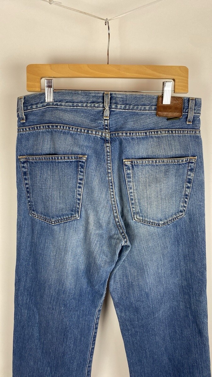 Stussy -Wk Denim Blue Jeans Relaxed fit Size 32 X 27.5” 90s