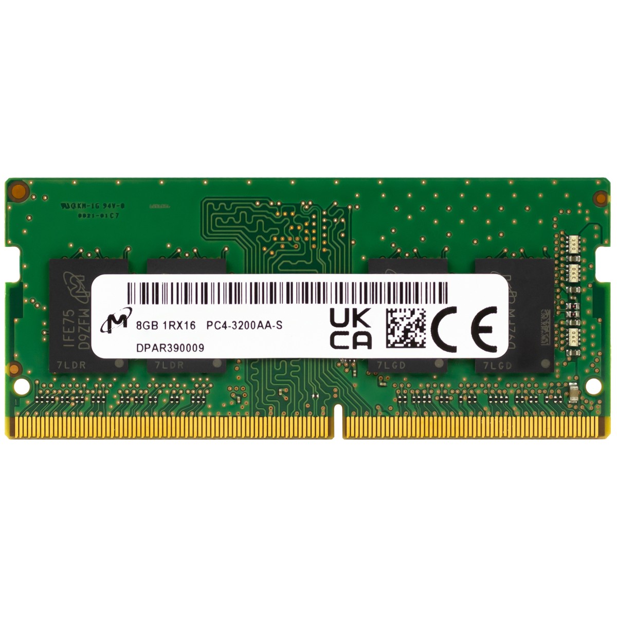 Micron 8GB DDR4 3200 MHz PC4-25600 SODIMM 260-Pin 1Rx16 Laptop