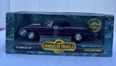 1:18 Ertl American Muscle Die-Cast 67 SS Chevelle L-78 Purple .99
