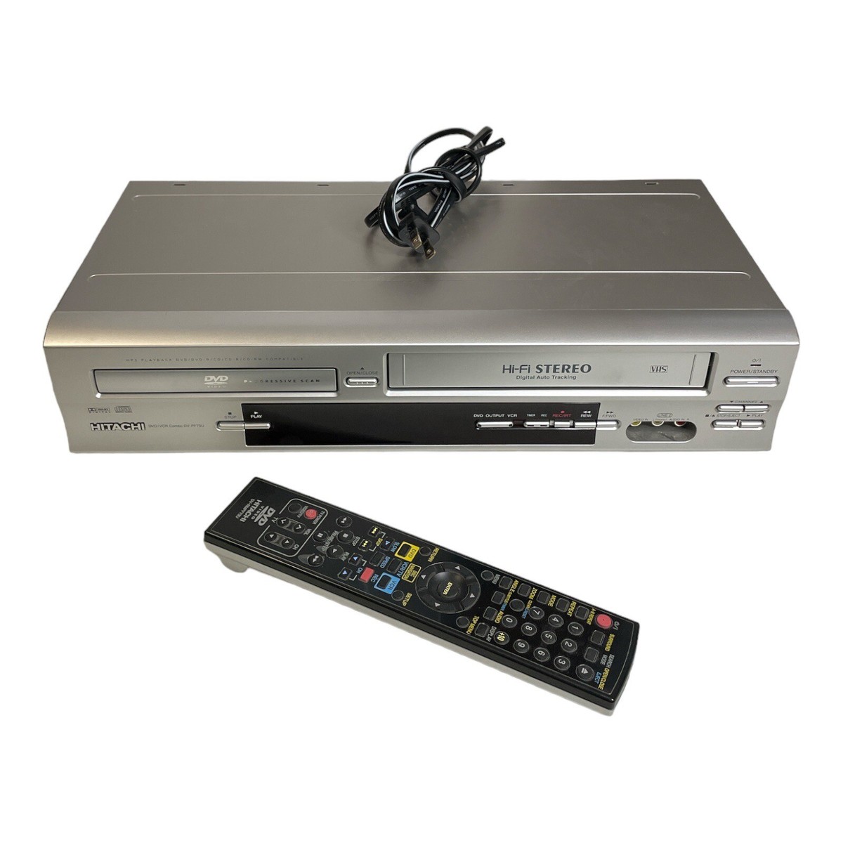 Hitachi DV-PF73U DVD VCR Combo 4 Head Hi-Fi Stereo VHS Recorder