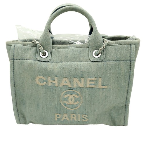 Chanel Orange Calfskin Petite Shopping Tote PST Tote Handbag