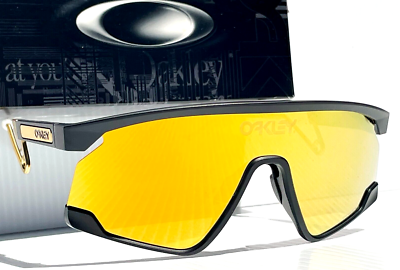 NEW Oakley BXTR METAL Matte Black PRIZM 24k Gold Mirror Lens