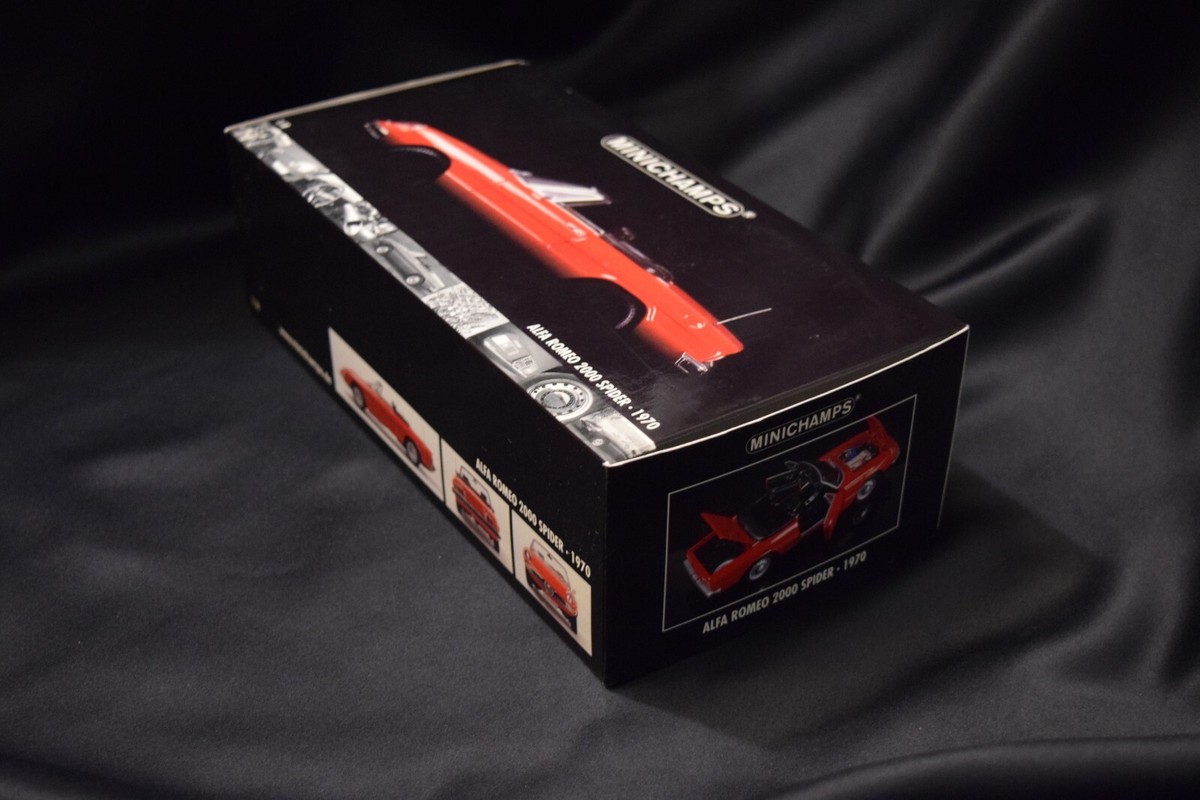 MINICHAMPS, Alfa Romeo 2000 Spider, 1970, Red, 1:18 Scale | eBay