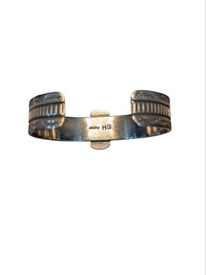 Herman Smith Navajo Silver Bangle Native American Jewelry Mint | eBay