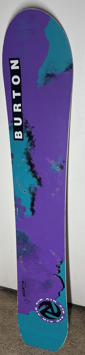 Burton Air Snowboard 161 6.1 1992 VTG Vintage Grape Purple Teal