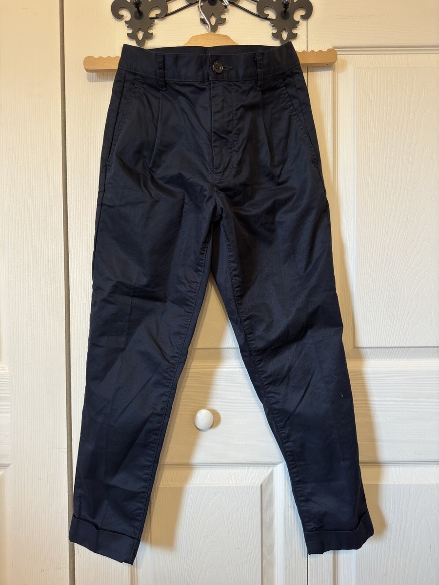 Beams Plus 1 Pleat 80/3 Navy Twill Pants | eBay