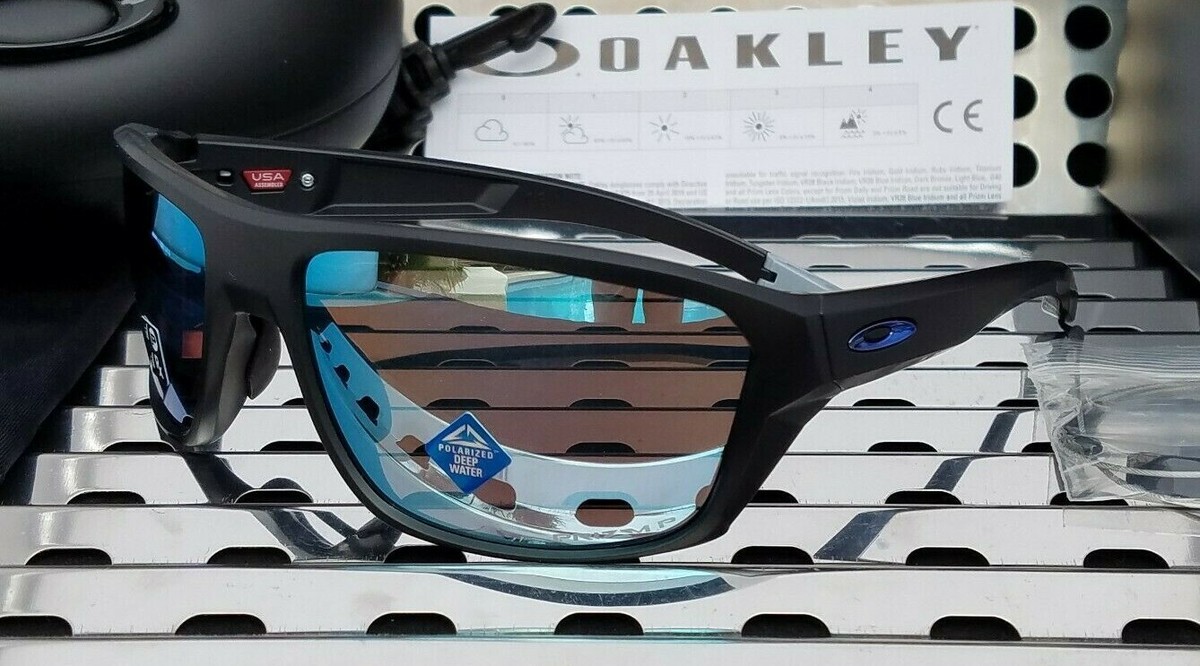New Oakley SPLIT SHOT 9416-0664 Sunglasses Matte Blck /Prizm Deep