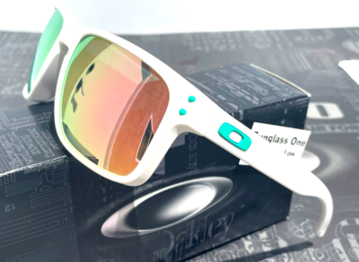 NEW Oakley HOLBROOK Matte White POLARIZED Galaxy Rose Gold