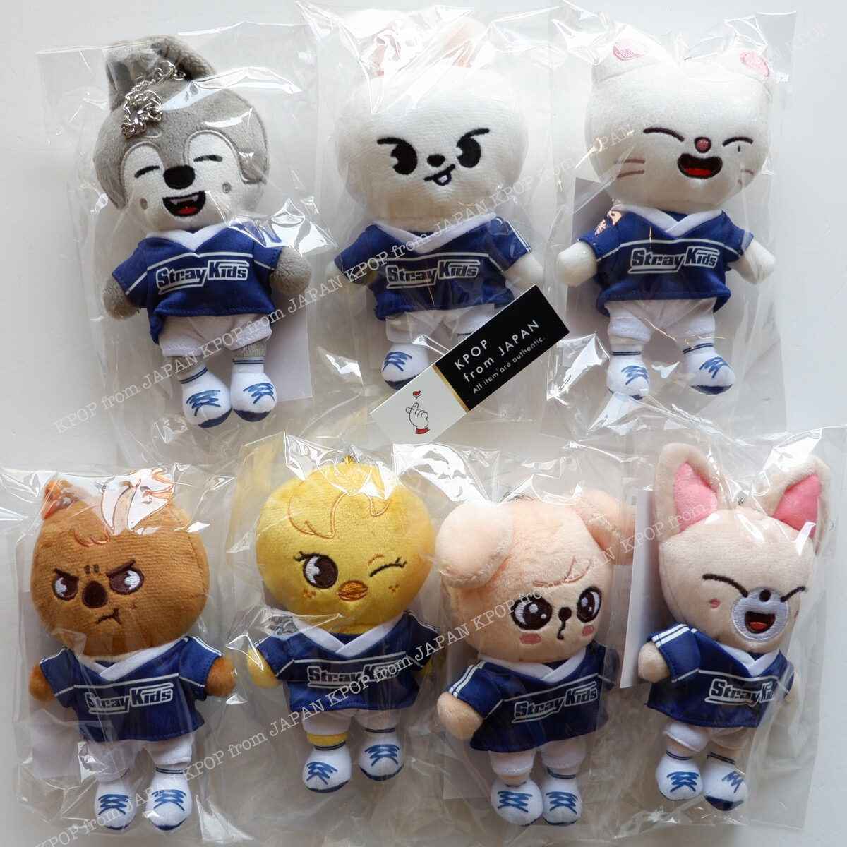 Stray kids JYP JAPAN POPUP STORE 2024 BAG CHARM Wolf Chan Leebit
