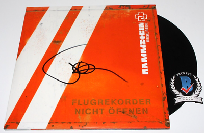 TILL LINDEMANN RAMMSTEIN SIGNED 