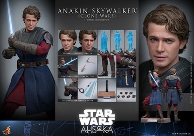 Hot Toys TMS129 Star Wars: Ahsoka Anakin Skywalker 1/6 Scale