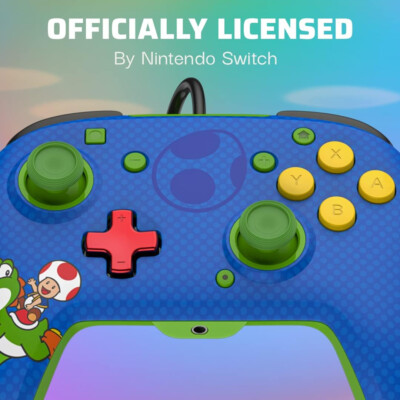 PDP *OFFICIAL* REMATCH Advanced Wired Controller *TOAD & YOSHI