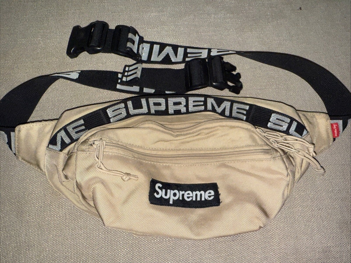 Supreme SS18 Waist Bag Beige | eBay