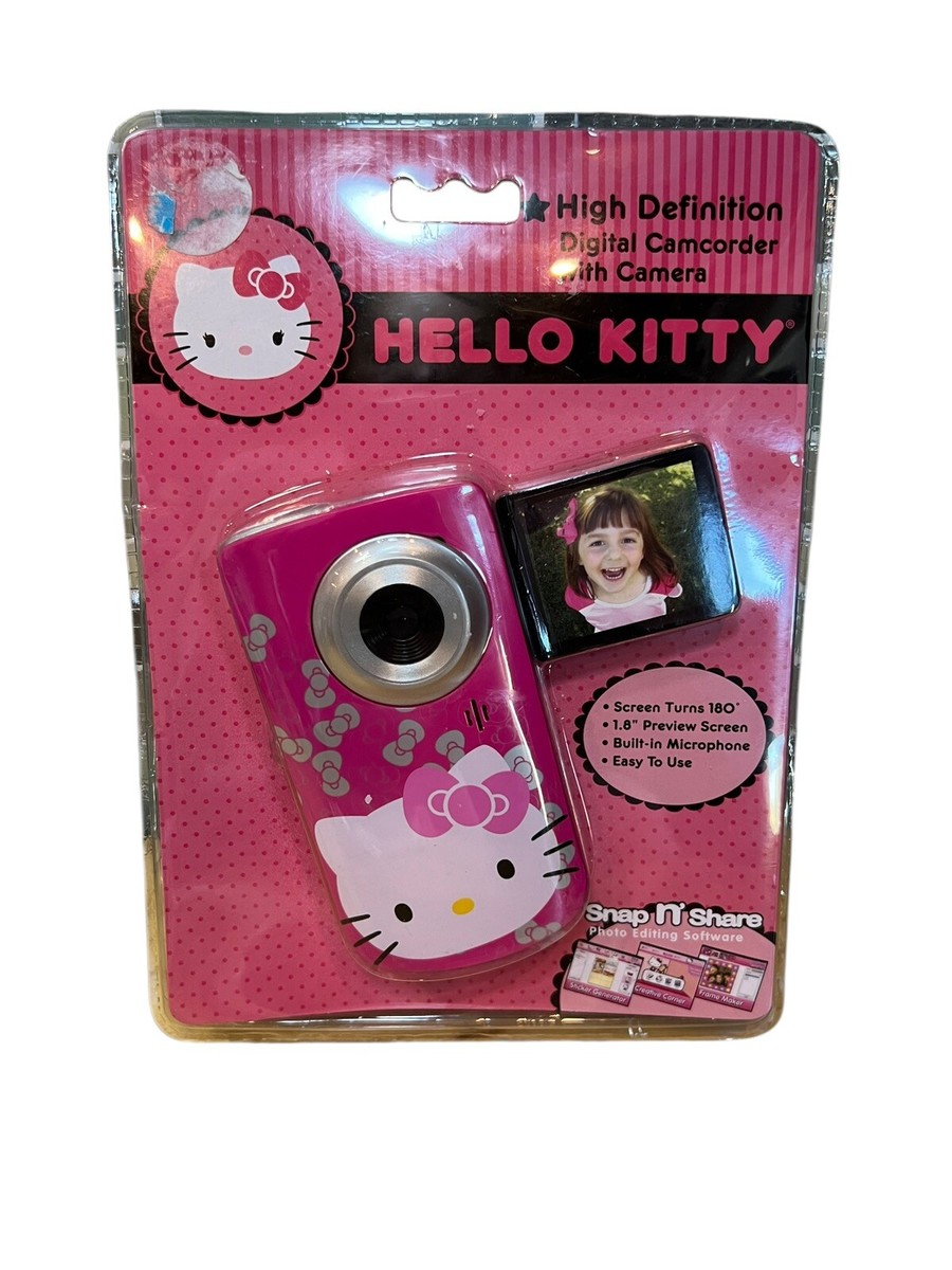 HELLO KITTY Digital Camcorder with Camera 2013 Sanrio SEALED