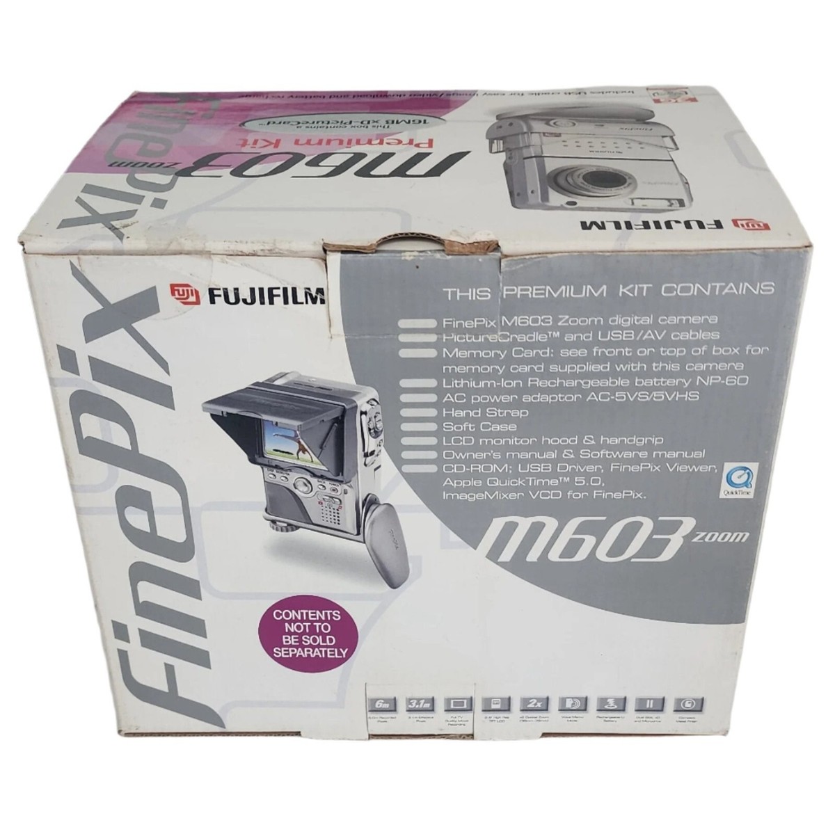 Fujifilm FinePix M603 3.1MP 2x Zoom Camera ENGLISH Cradle