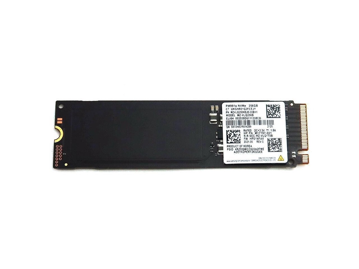 Samsung MZVLQ256HBJD PM991 256GB M.2 NVMe PCIe Internal 80mm SSD