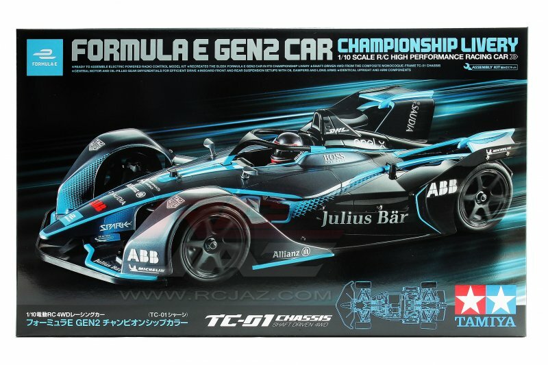Tamiya 58681 1/10 RC 4WD Car TC-01 Chassis Formula E GEN2 Car