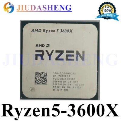 AMD Ryzen 5 3600X R5-3600X 3.8GHz 6Core 12Thr 32M Socket AM4 CPU