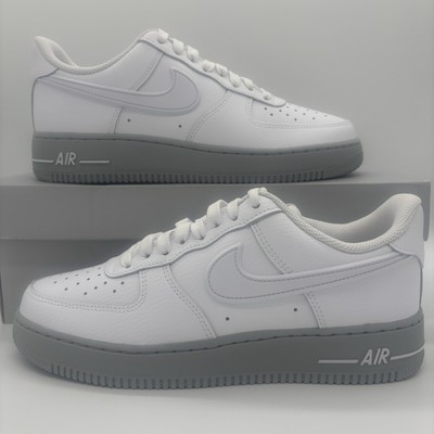 Nike Air Force 1 '07 White Smoke Gray Sneakers HV6418-100 Mens