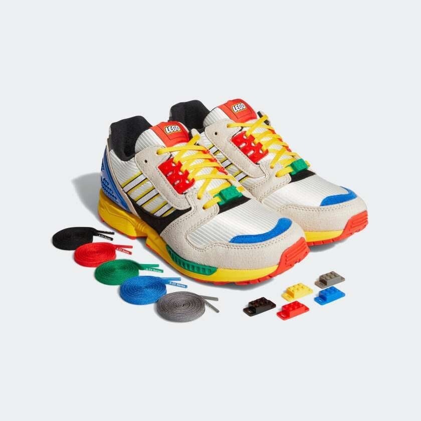 Adidas Originals x Lego ZX 8000 Shoes Sneakers Size 9.5 FZ3482 | eBay