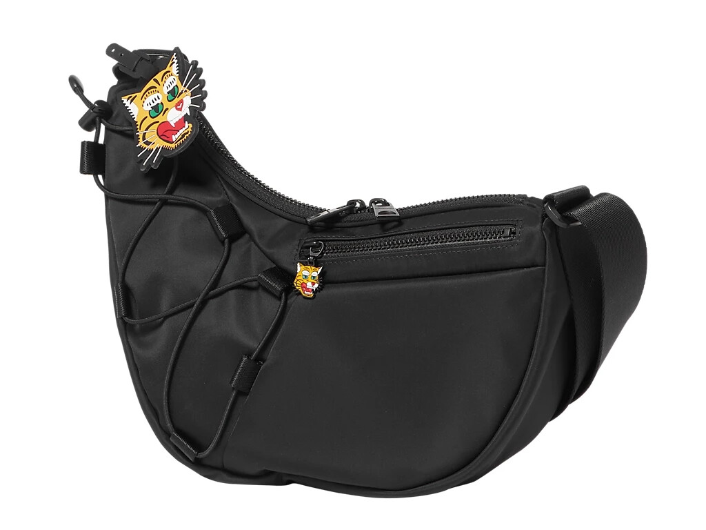 Onitsuka Tiger SMALL MESSENGER BAG BLACK Shoulder Bag New with