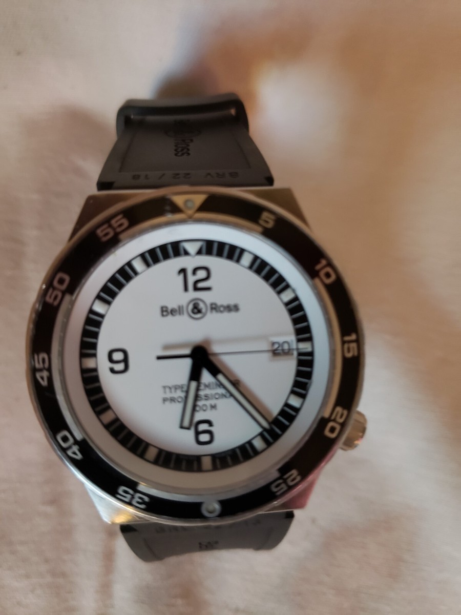 Bell & Ross Watch Type Demineur Professional 200M with OEM band | eBay