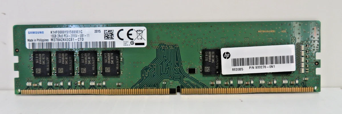 Samsung Computer PC4-21300 (DDR4-2666) Bus Speed RAM 288 Pins for