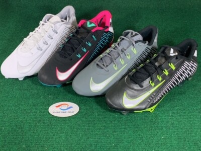 New Mens Nike Vapor Edge 360 VC Carbon Low Football Cleats White