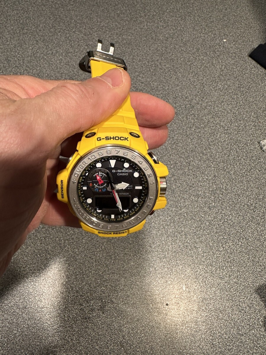 Casio G-Shock Gulfmaster GWN-1000-9A Men's Wristwatch Yellow from