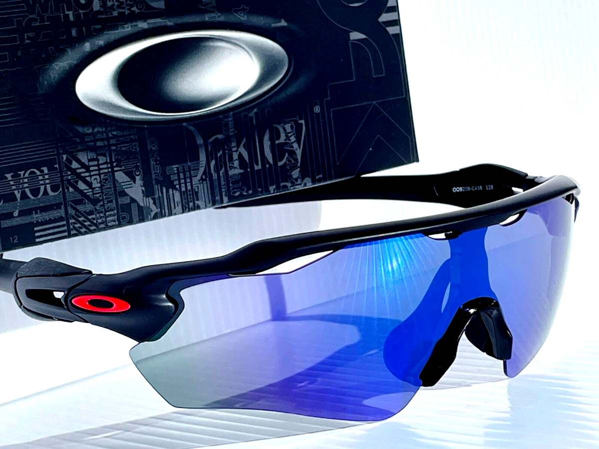 Oakley RADAR EV PATH Black Ducati Red POLARIZED Galaxy Blue Lens