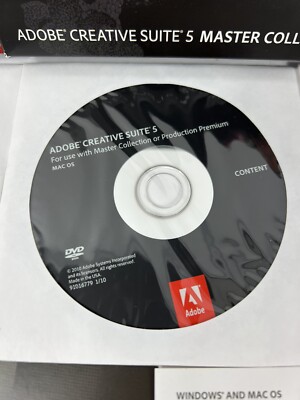 Adobe Creative Suite 5 Master Collection for Mac for sale online