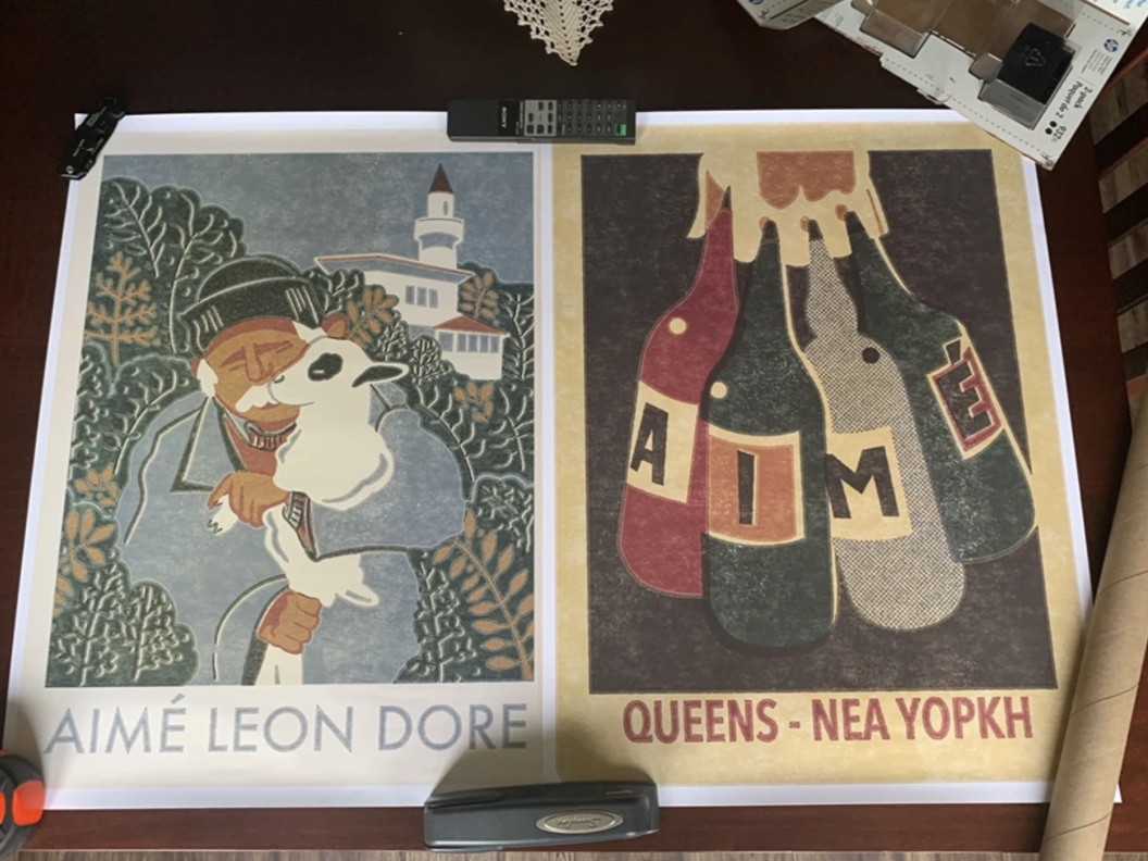 カレンダー・スケジュール Aime Leon Dore Still Life graphic poster