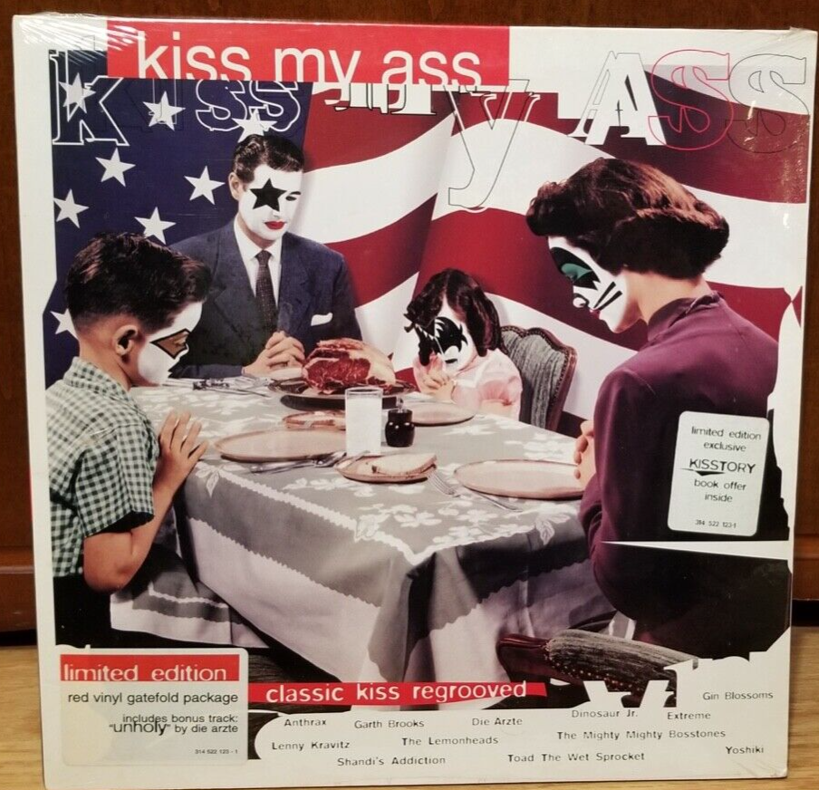 Kiss my Ass Classic Kiss ReGrooved Sealed Vinyl Record 1994
