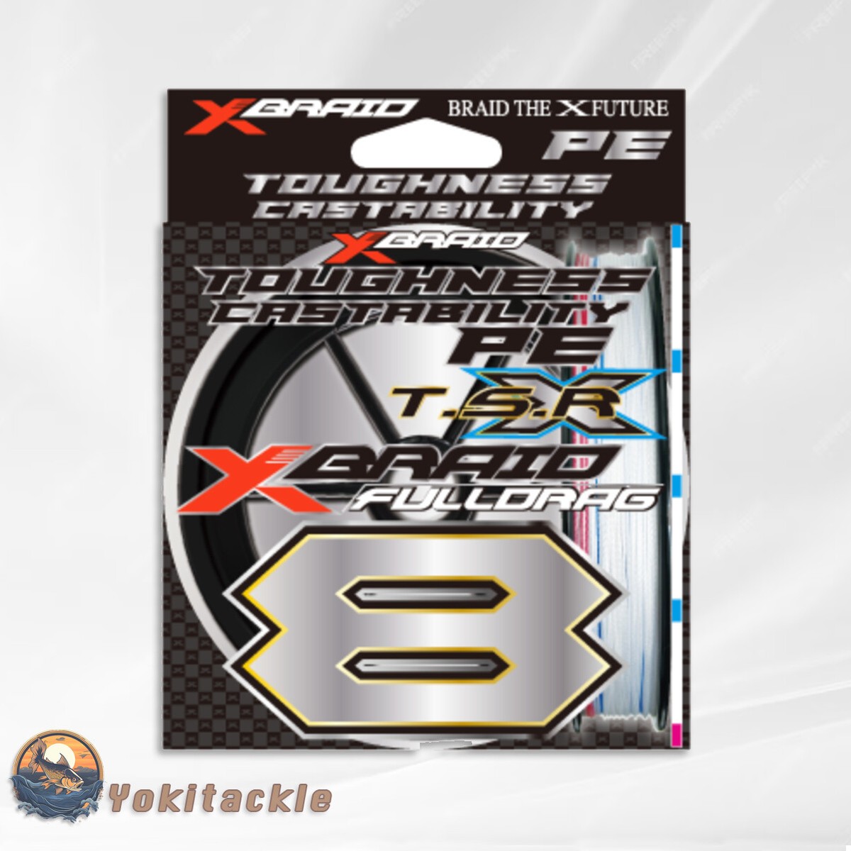 YGK X-BRAID FULLDRAG TSR X8 PE Line 300M Select LB Shipping from