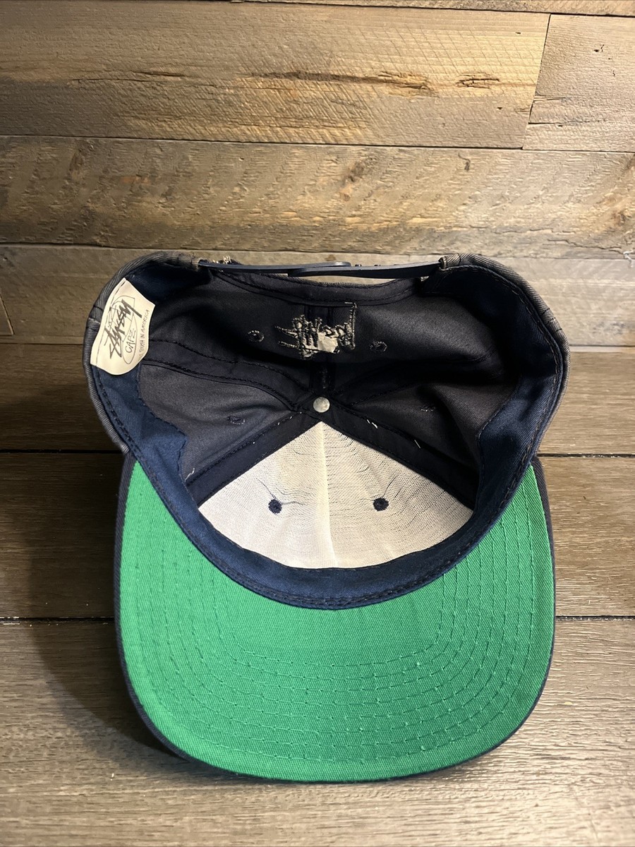 Vintage 90s Stussy Capz Crown Logo Snapback Hat Cap Made In USA | eBay