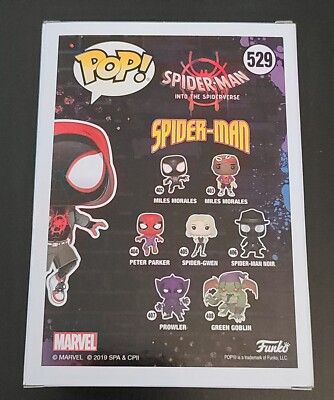 Funko Pop Spider-Man Into Spiderverse Casual Miles Morales Vinyl