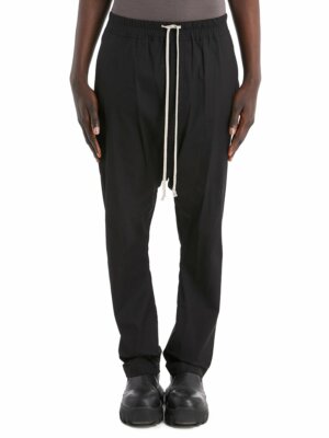 Rick Owens Mainline Forever Drawstring Long Pants Black Sz 46 | eBay