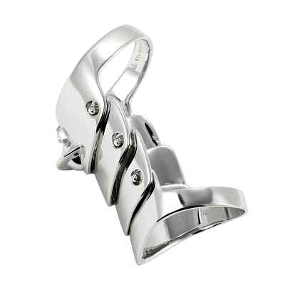 Vivienne Westwood armor ring 925 JSB engraved size XXL MINT | eBay