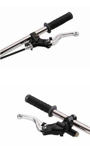 ASV C5 SILVER SHORTY Brake + Clutch Levers Kit Kawasaki Z-1000