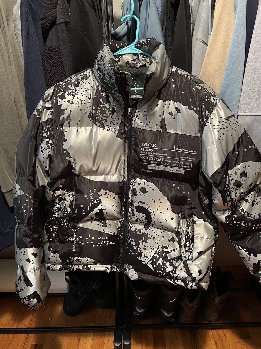 Cactus Jack by Travis Scott System Reflective Down Puffer 'Black