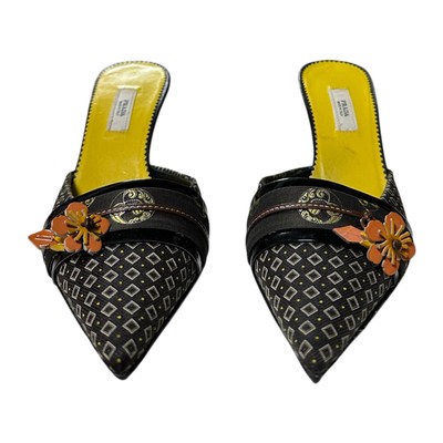 PRADA Spring Summer 2003 Flower Kimono Mules | eBay