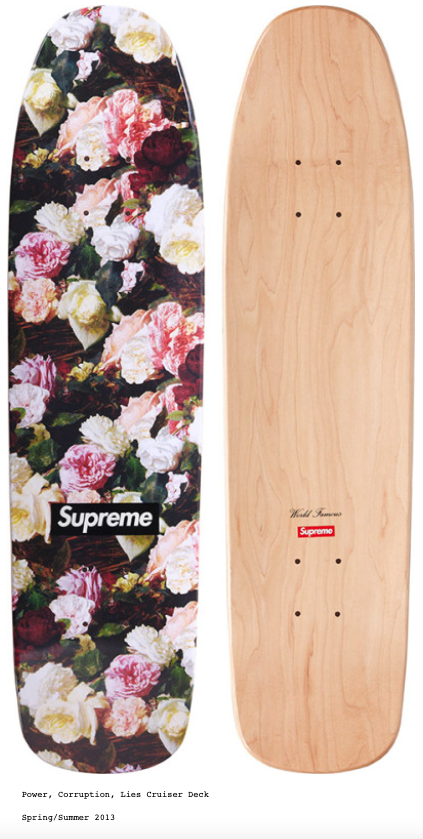 Supreme Power Corruption Lies Cruiser Skateboard Deck SS13 NOS
