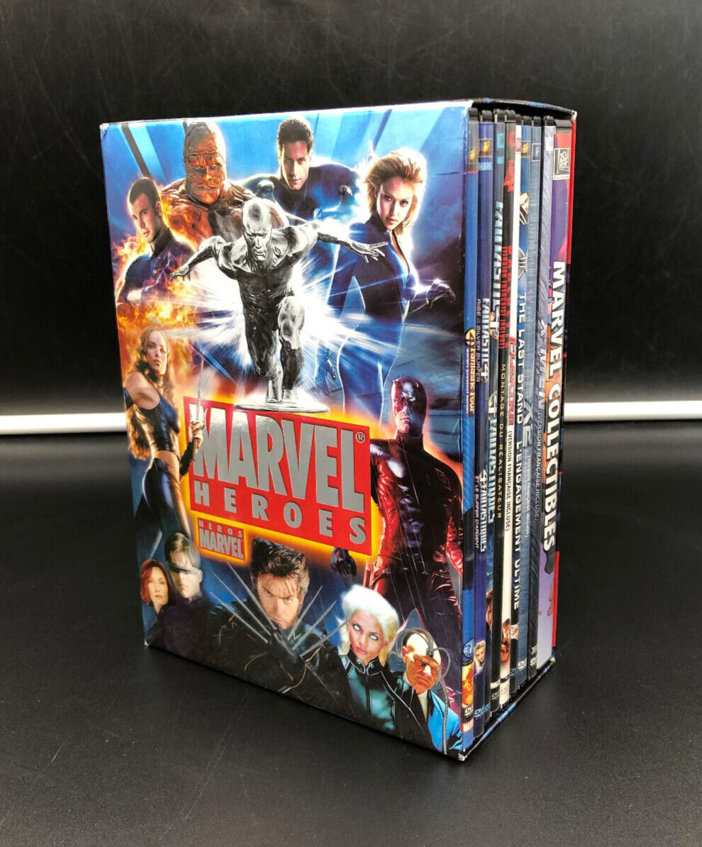 Marvel Heroes Collection + Marvel Collectibles 9-Disc Box Set (DVD