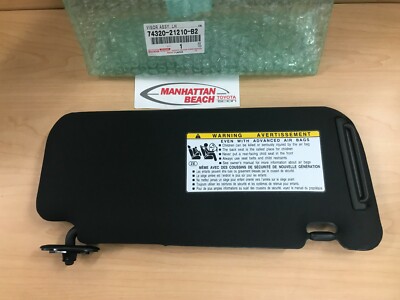 New DARK GRAY Drivers Side Sun Visor 11-13 SCION TC 74320-21210-B2